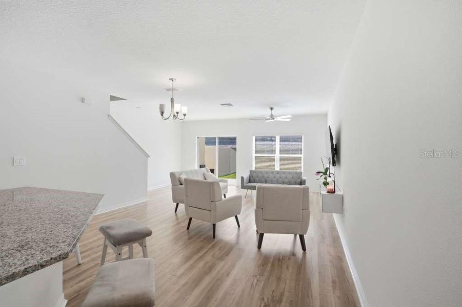 Furnished interior view inside a new home in , Davenport (Image 5).