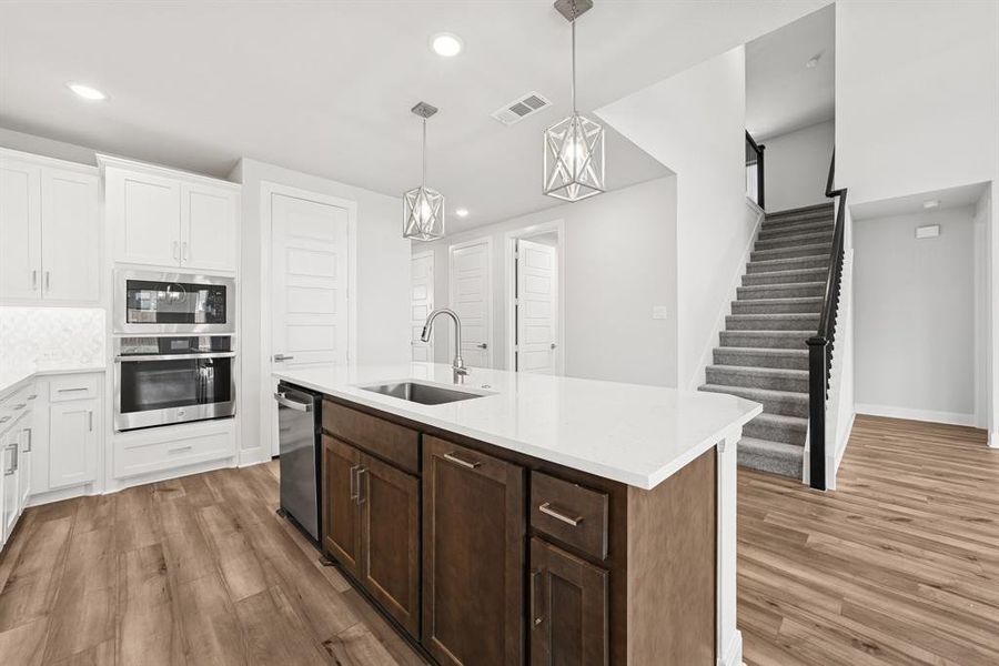 Furnished interior view inside a new home in Sandbrock Ranch, Aubrey (Image 6).