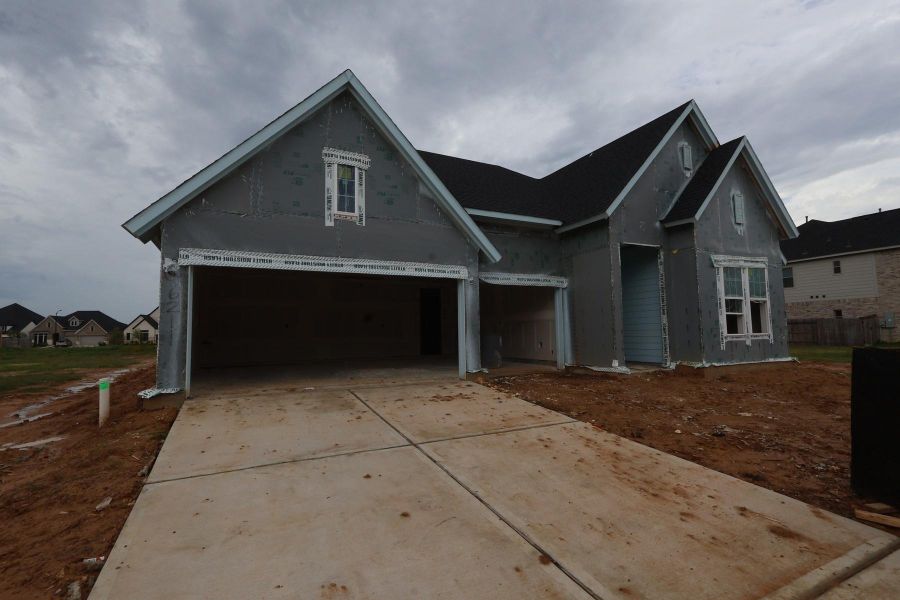 In-progress construction of a new home in The Grand Prairie - Retreat Collection, Hockley, TX (Image 5).