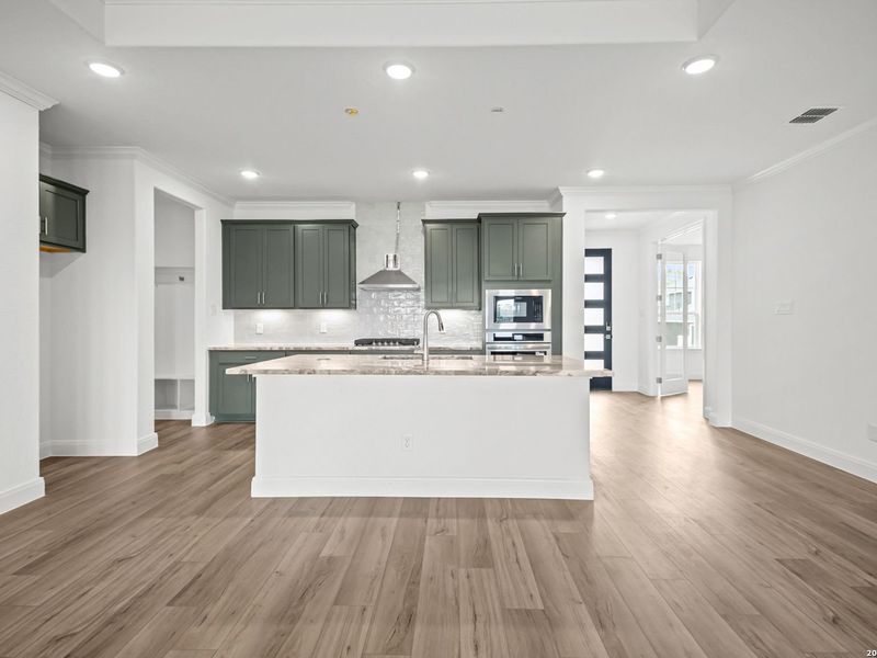 Furnished interior view inside a new home in The Reserve at Potranco Oaks, Castroville (Image 7).