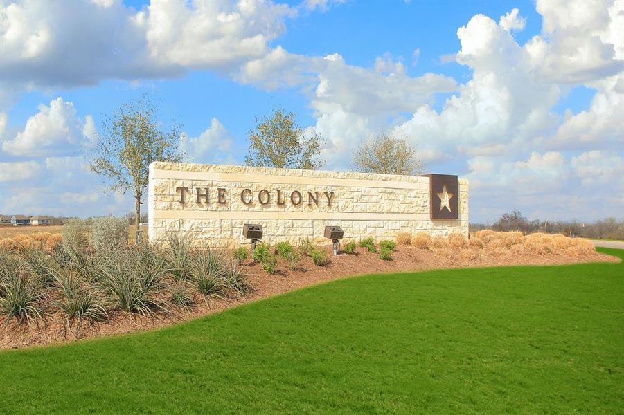 Welcome to the beautiful community of The Colony