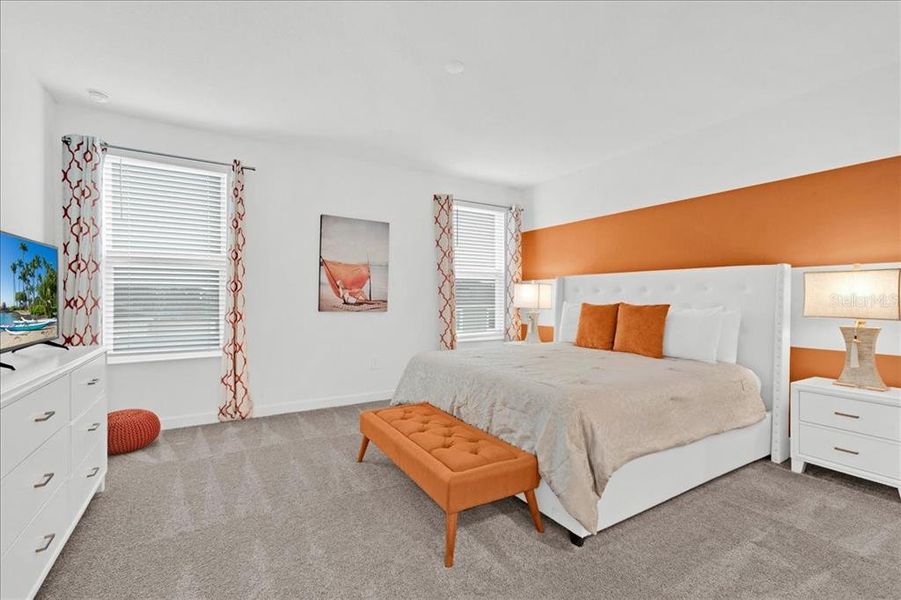 Furnished interior view inside a new home in , Davenport (Image 25).