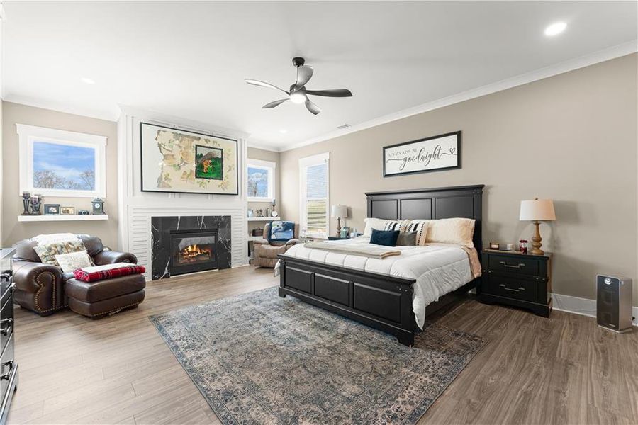 Furnished interior view inside a new home in , Dawsonville (Image 14).