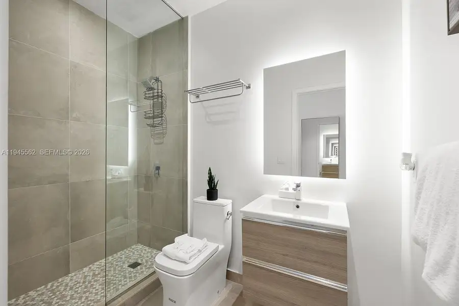 Furnished interior view inside a new home in , Miami (Image 4).