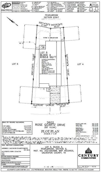 2D floor plan layout of this home in Pearlbrook, Texas City, TX (Image 3).
