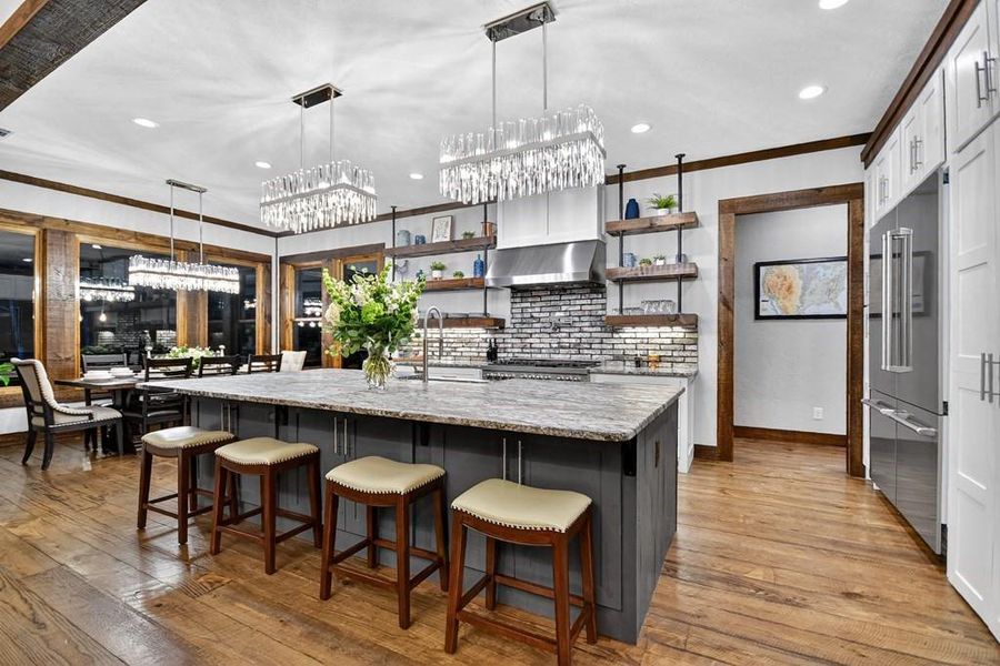 Furnished interior view inside a new home in , Mineral Bluff (Image 6).