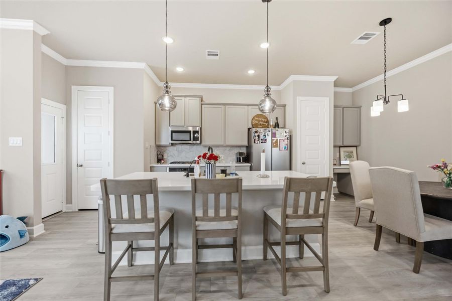 Furnished interior view inside a new home in , Houston (Image 7). Furnished interior view inside a new home in , Houston (Image 7).