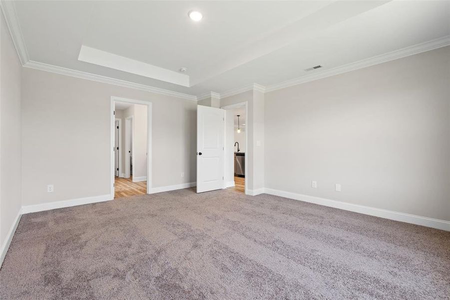 Spacious, unfurnished interior of a new home in Parks at Foster Crossing, Anna (Image 24). Spacious, unfurnished interior of a new home in Parks at Foster Crossing, Anna (Image 24).