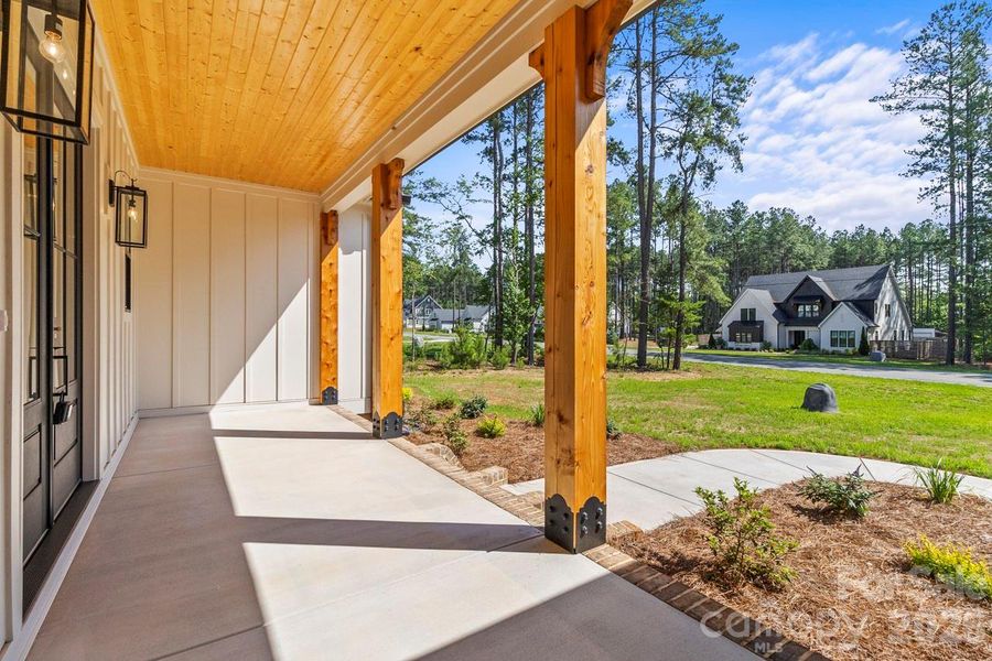 Exterior details and patio area of a home in , Lincolnton (Image 4).