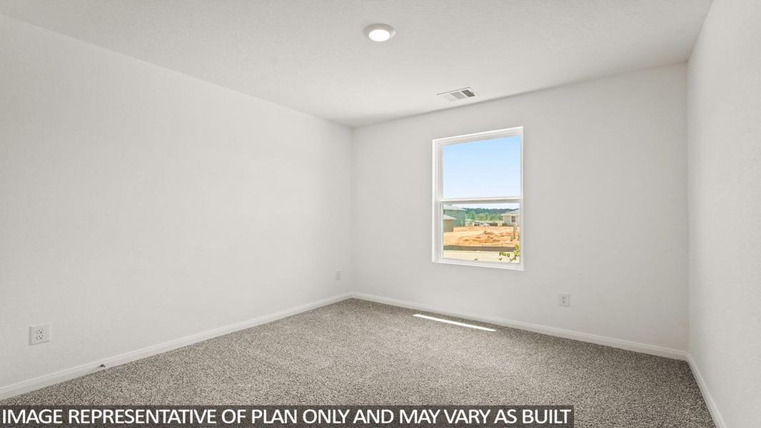 Spacious, unfurnished interior of a new home in McCrorey Trails, Conroe (Image 9).