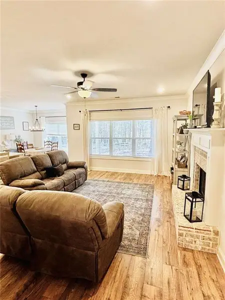 Furnished interior view inside a new home in Belle Woode Estates, Monroe (Image 6).