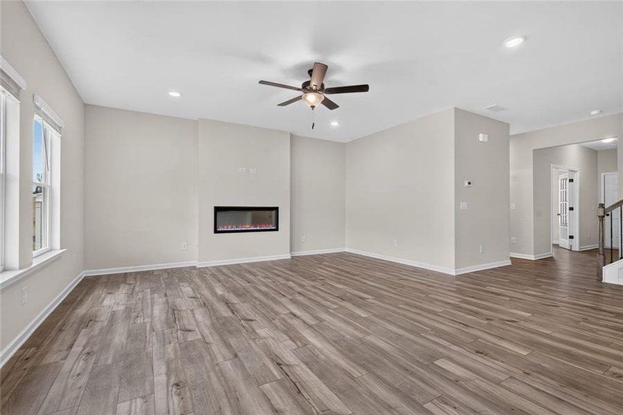 Spacious, unfurnished interior of a new home in Saddle Ridge, Calhoun (Image 29).