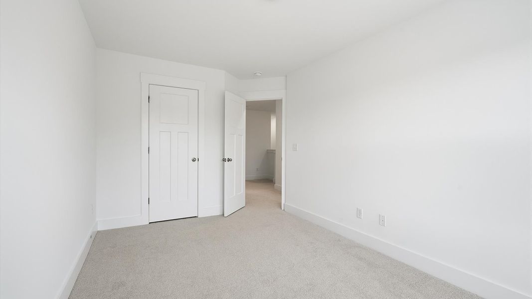 Well-crafted bedroom offering premium comfort and expansive storage solutions at the new Marion Square community Well-crafted bedroom offering premium comfort and expansive storage solutions at the new Marion Square community