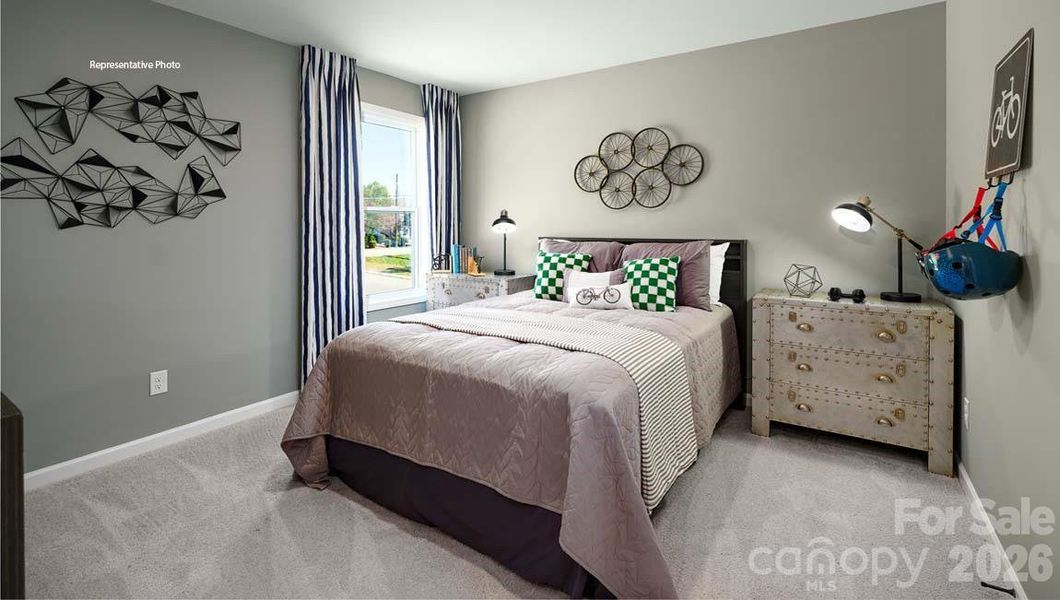 Furnished interior view inside a new home in Sylvan Creek, Denver (Image 31).