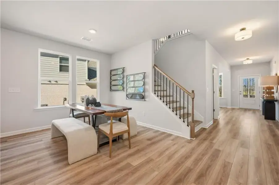 Furnished interior view inside a new home in Everson Pointe, Snellville (Image 16).