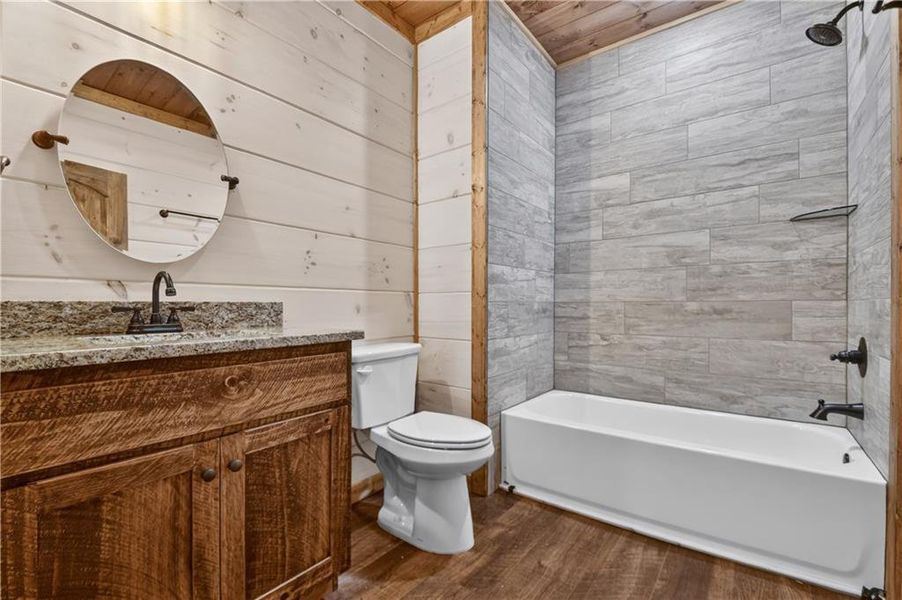 Furnished interior view inside a new home in , Ellijay (Image 16).