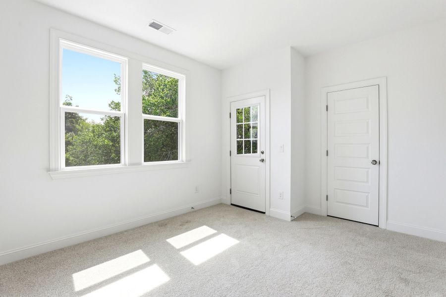 Representative unfurnished interior of a home built from the The Lofton by RobuckHomes in Downtown Wilmington Collective, Wilmington (Image 100).