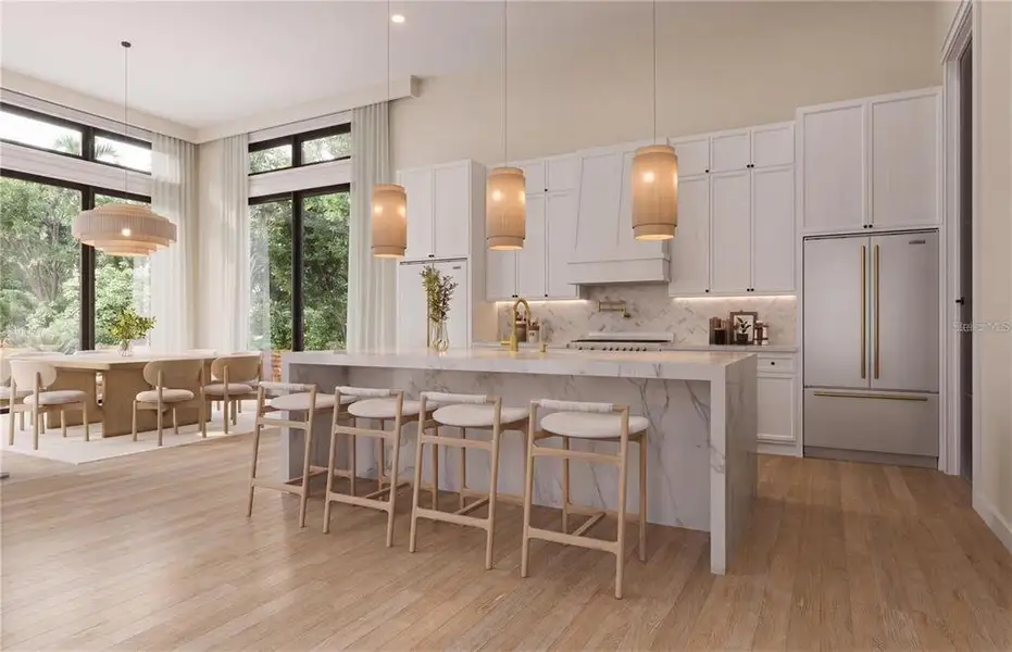 Furnished interior view inside a new home in , Sarasota (Image 7).
