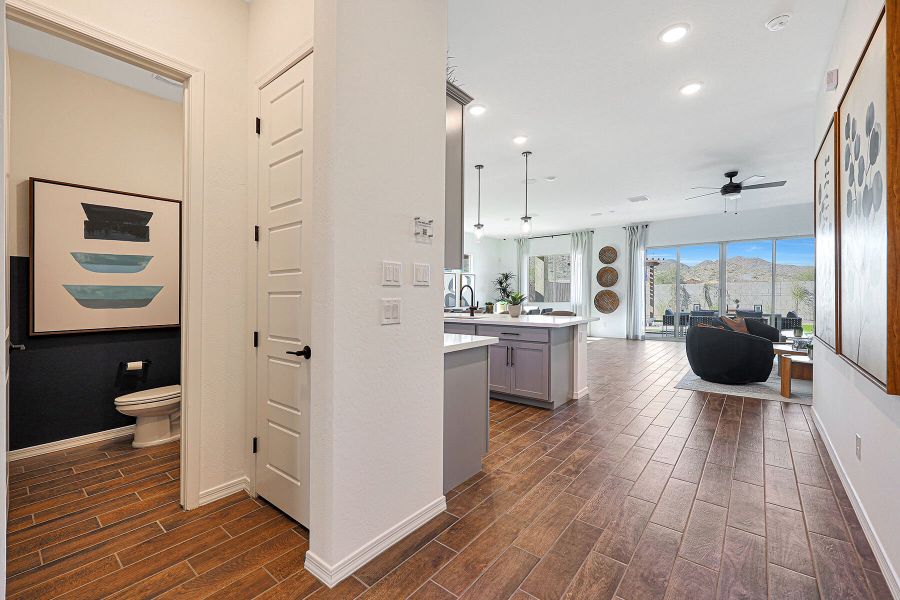 Representative furnished interior of a home built from the Flint by Mattamy Homes in Pinnacle at San Tan Heights, San Tan Valley (Image 12).