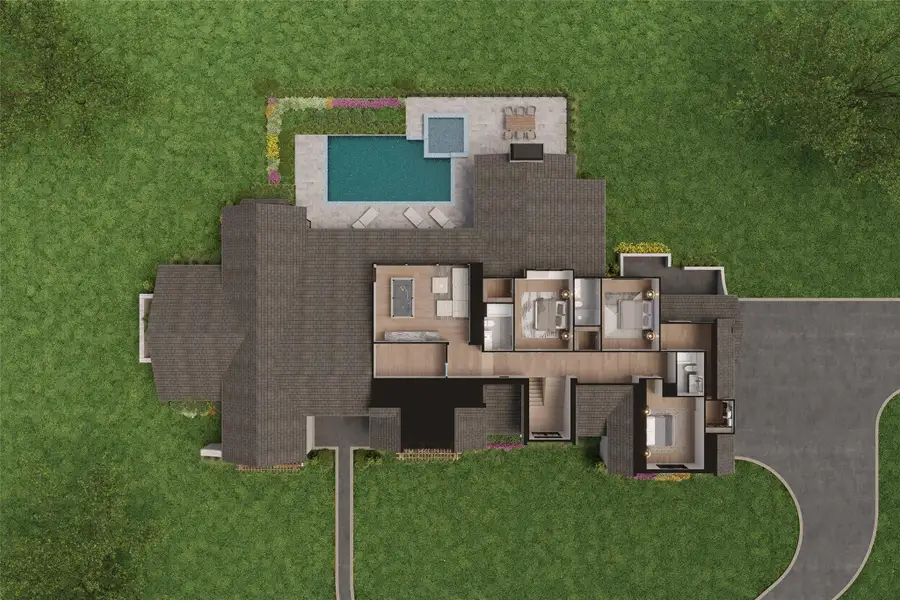 2D floor plan layout of this home in , Dripping Springs, TX (Image 4). 2D floor plan layout of this home in , Dripping Springs, TX (Image 4).