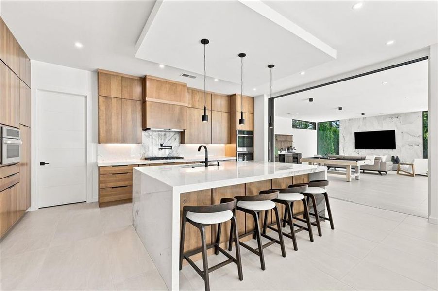 Furnished interior view inside a new home in , Marietta (Image 50).