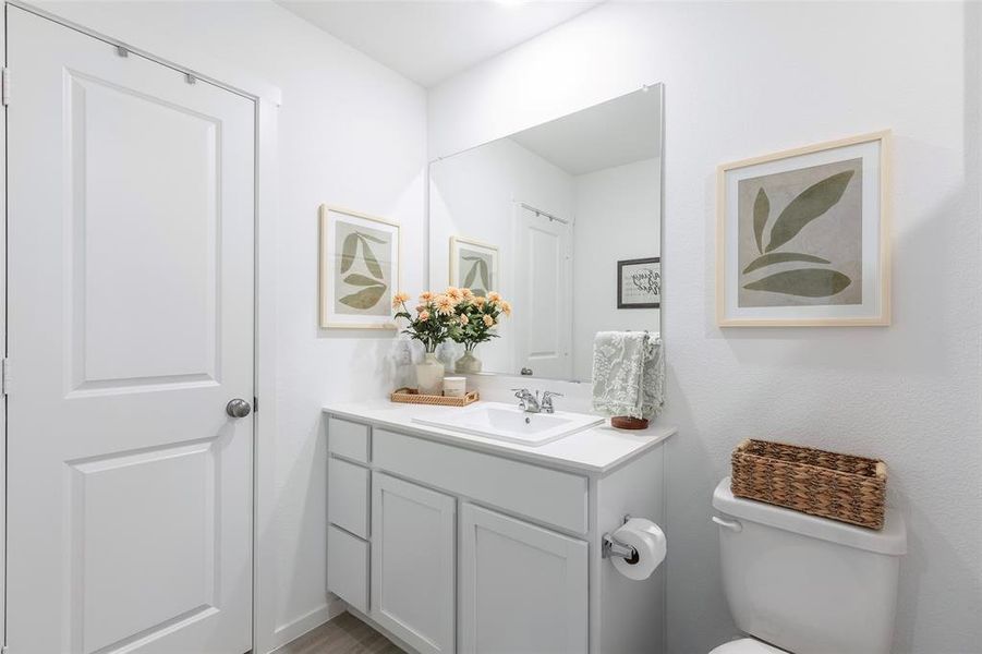 Furnished interior view inside a new home in Mobberly Farms, Pilot Point (Image 17).