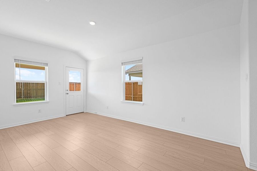 Spacious, unfurnished interior of a new home in River Ridge, Crandall (Image 13). Spacious, unfurnished interior of a new home in River Ridge, Crandall (Image 13).