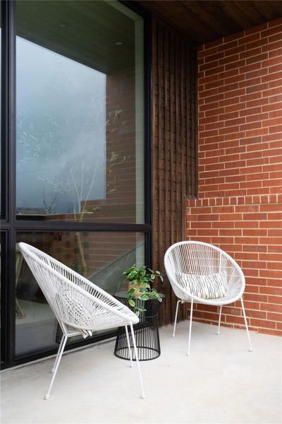 Exterior details and patio area of a home in , Austin (Image 3).