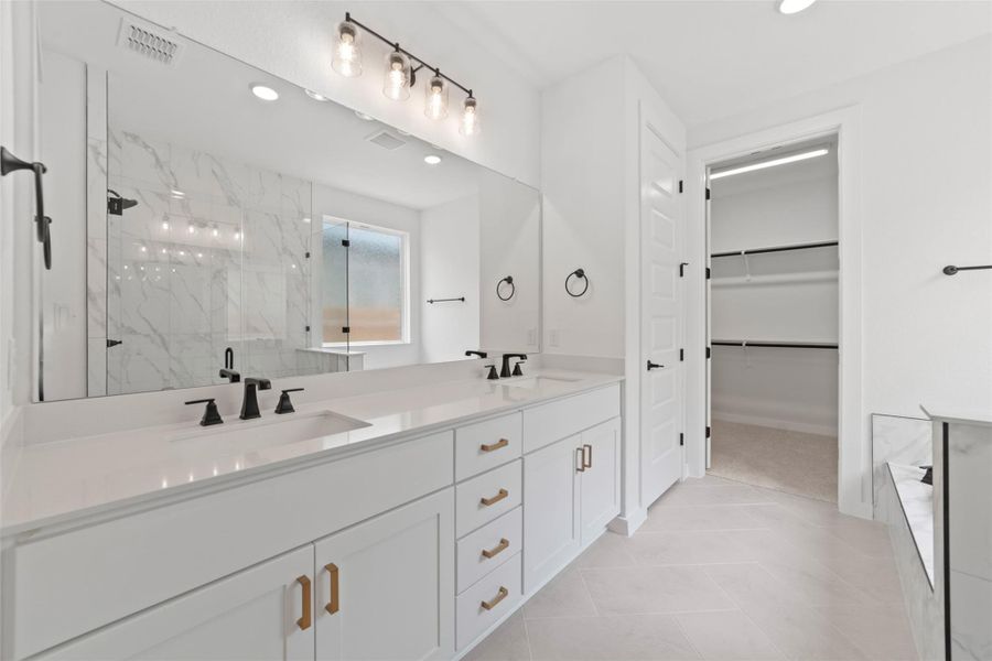 Furnished interior view inside a new home in Heritage, Dripping Springs (Image 7).