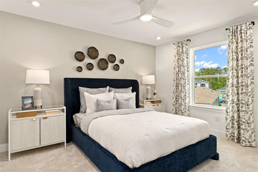 Furnished interior view inside a new home in Meridian Parks, Orlando (Image 8).