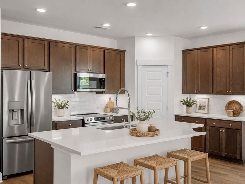 Furnished interior view inside a new home in Woods Crossing, Gallatin (Image 7).