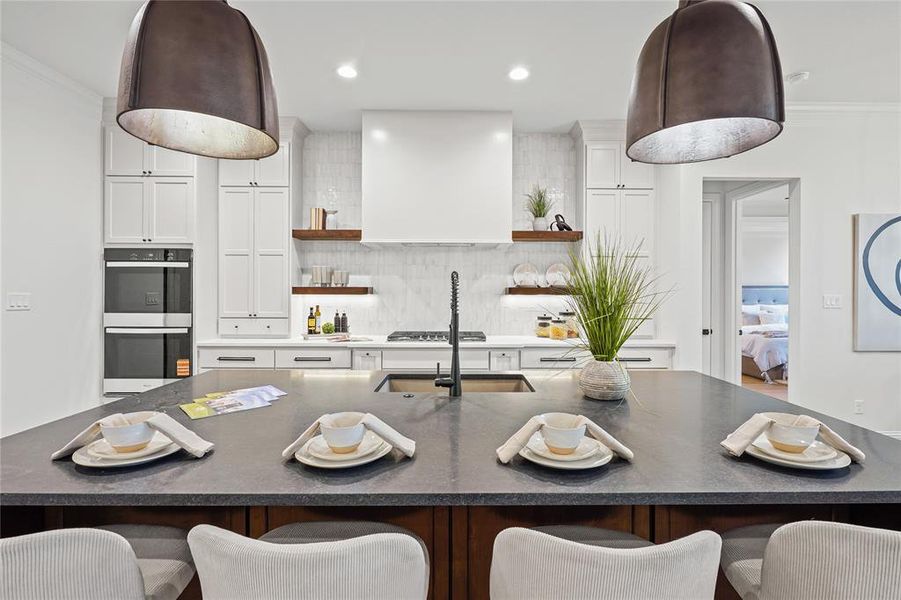 Furnished interior view inside a new home in SouthBend Estates, Granbury (Image 15).