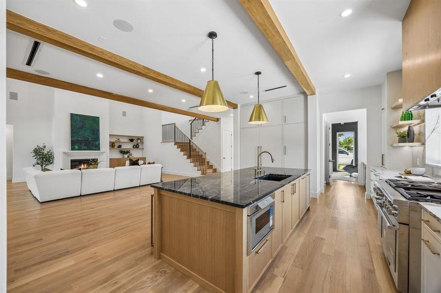 Furnished interior view inside a new home in , Dallas (Image 11).