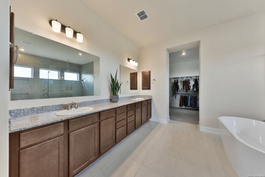 Furnished interior view inside a new home in , Castroville (Image 37).