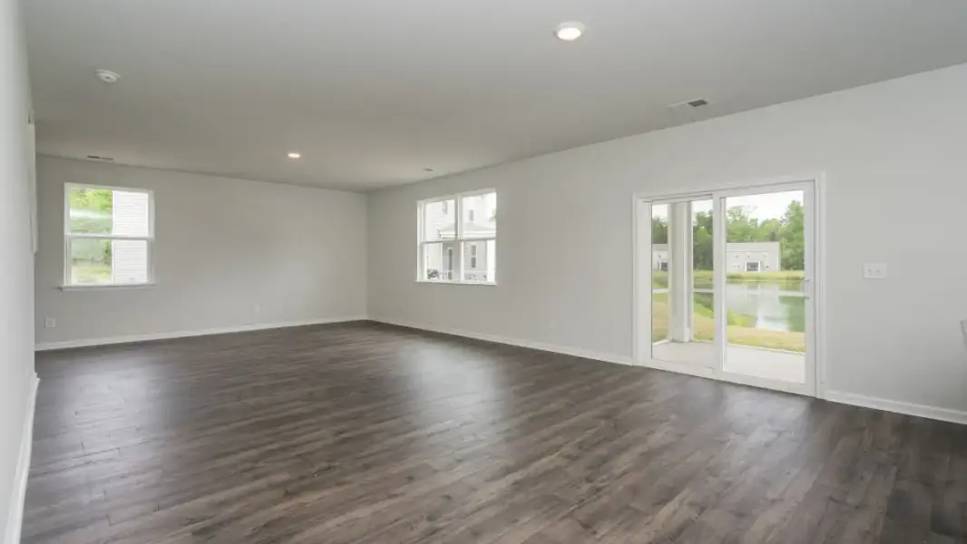 Representative unfurnished interior of a home built from the Arden by D.R. Horton in Caspian Ridge, Richlands (Image 12). Representative unfurnished interior of a home built from the Arden by D.R. Horton in Caspian Ridge, Richlands (Image 12).
