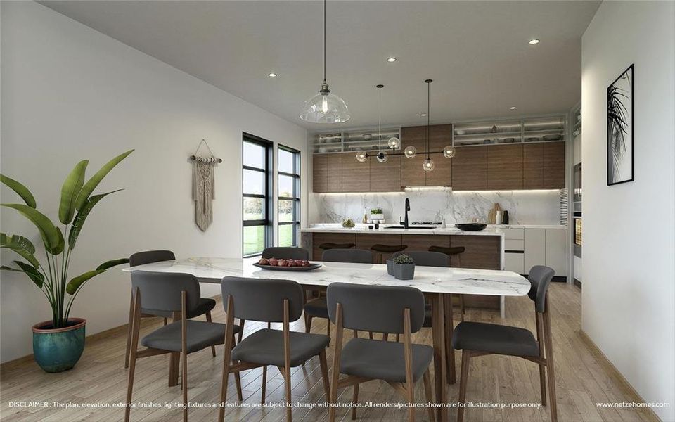 THE APOLLO  TOWNHOMES AT WYLIE  KITCHEN VIEW