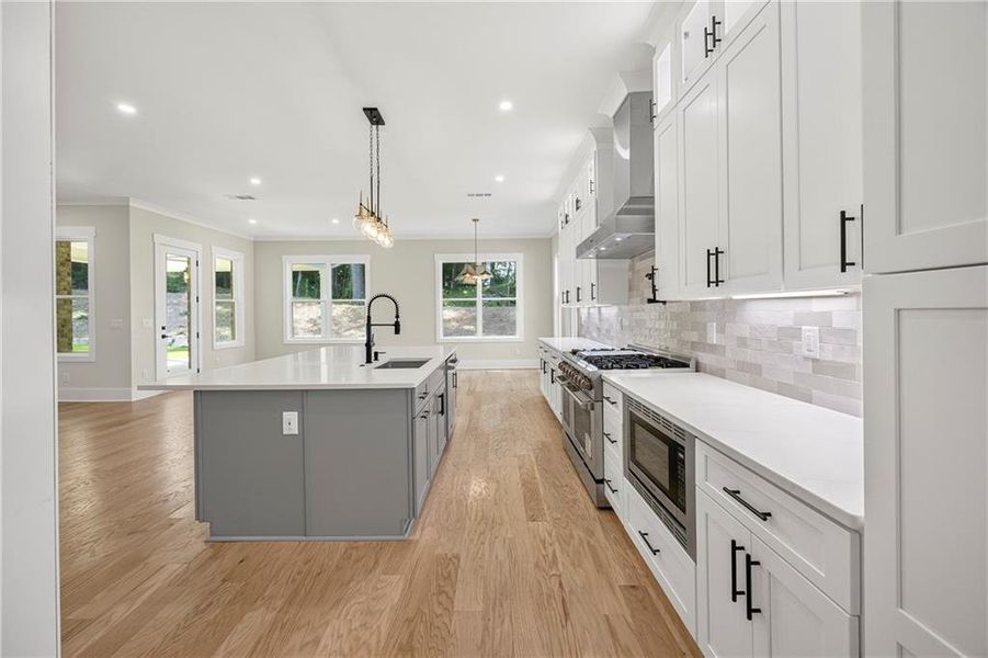 Furnished interior view inside a new home in , Marietta (Image 6).