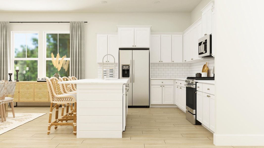 Furnished interior view inside a new home in Carnes Crossroads: Coastal Collection, Summerville (Image 16).