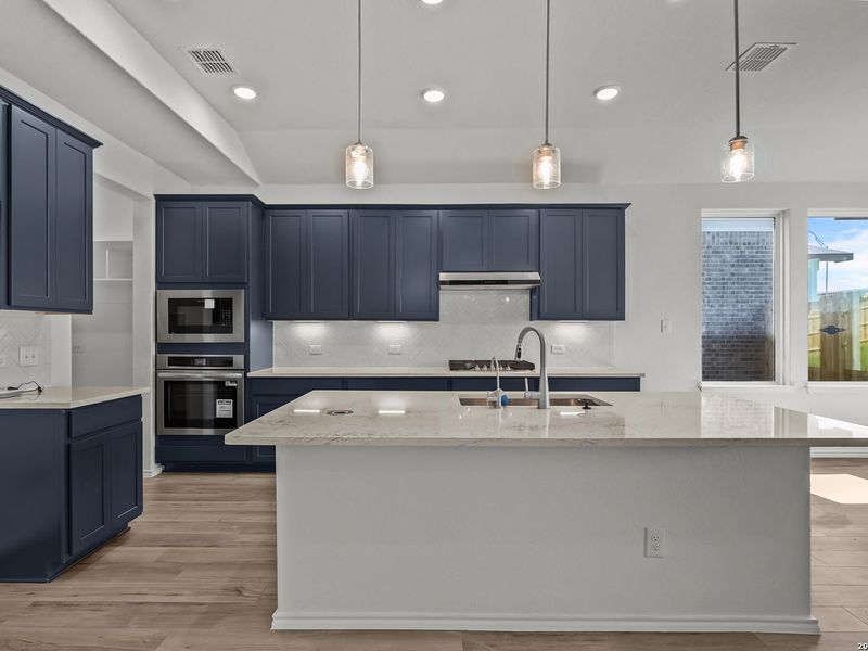 Furnished interior view inside a new home in Comanche Ridge, San Antonio (Image 11).