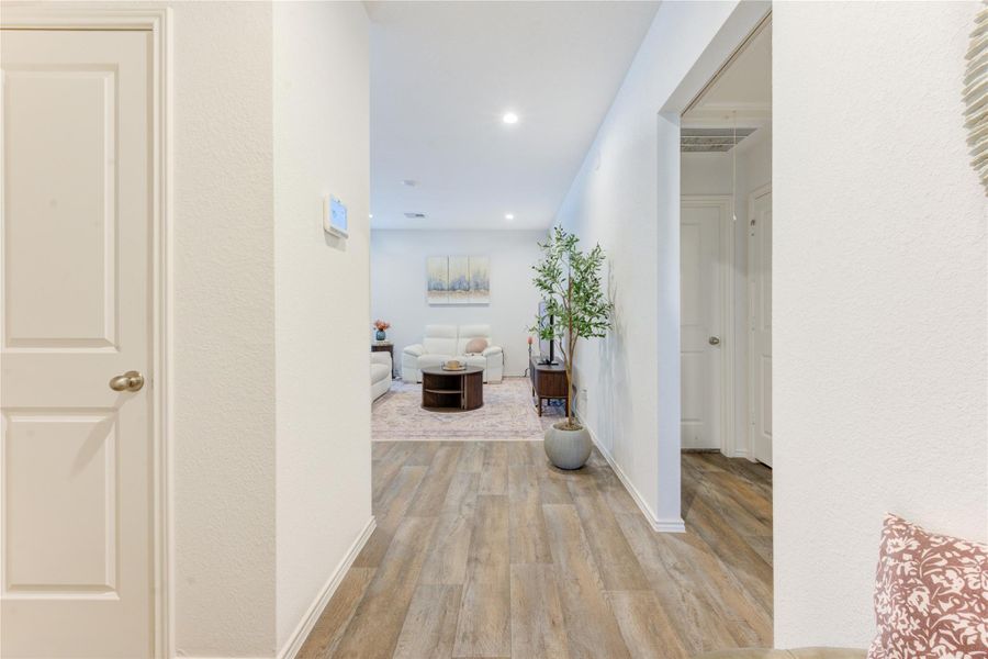 Furnished interior view inside a new home in , Fulshear (Image 35).