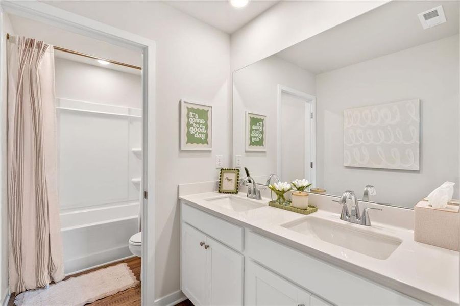 Furnished interior view inside a new home in Walker Grove, McDonough (Image 31).