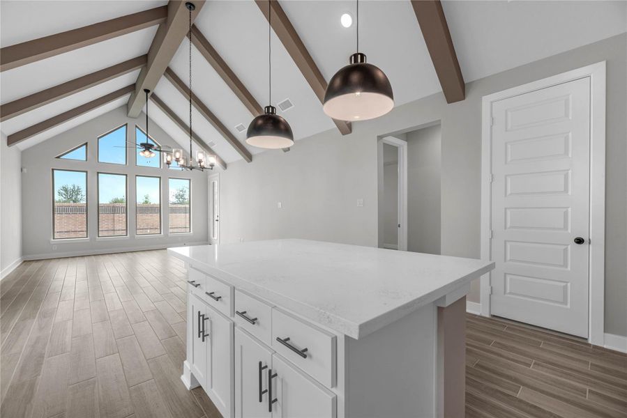 Furnished interior view inside a new home in Elyson - 40', Katy (Image 7). Furnished interior view inside a new home in Elyson - 40', Katy (Image 7).