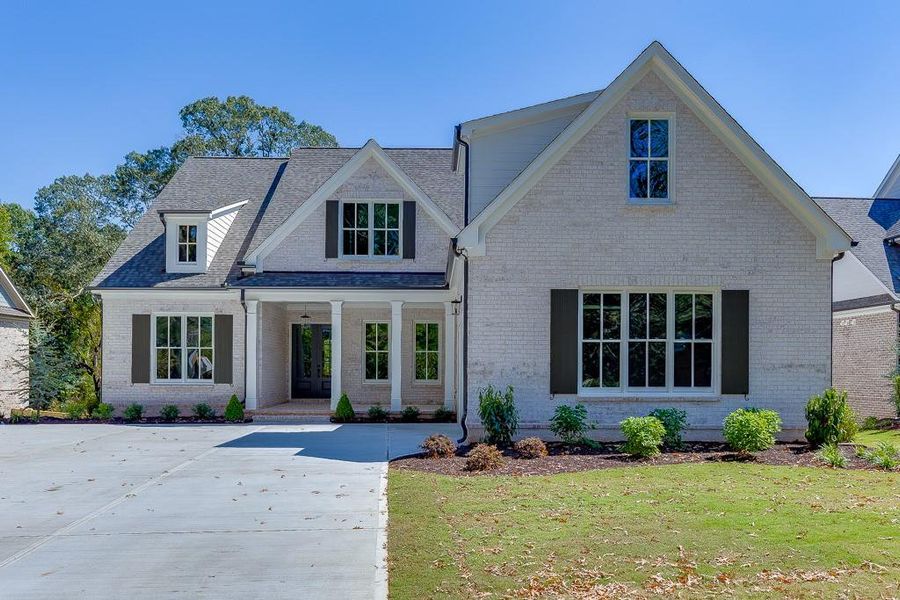 Front exterior of a new home in , Buford, GA, highlighting curb appeal (Image 29).