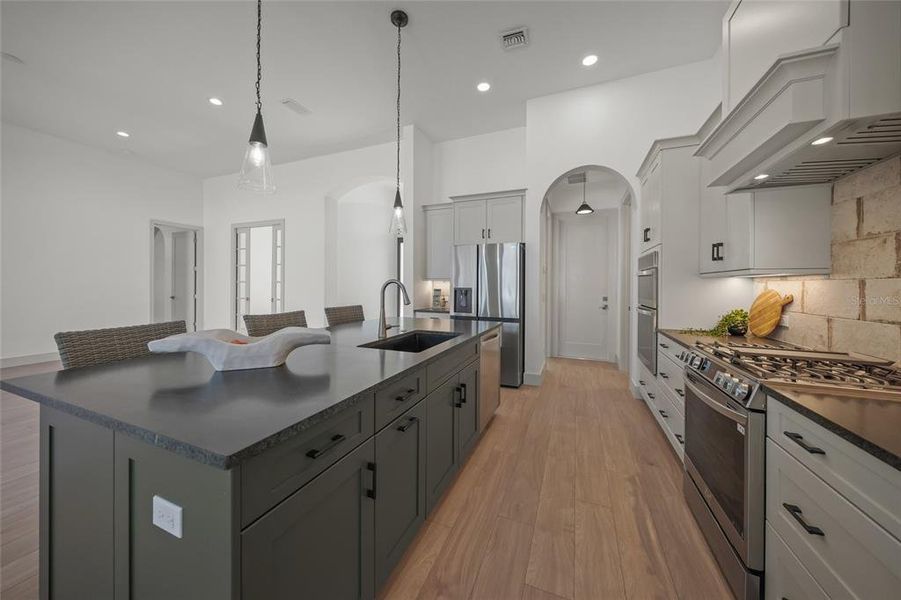 Furnished interior view inside a new home in , Venice (Image 9).