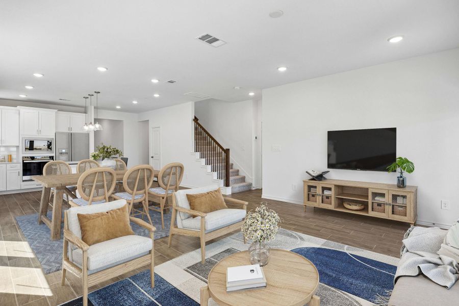 Furnished interior view inside a new home in Montgomery Bend, Montgomery (Image 10).