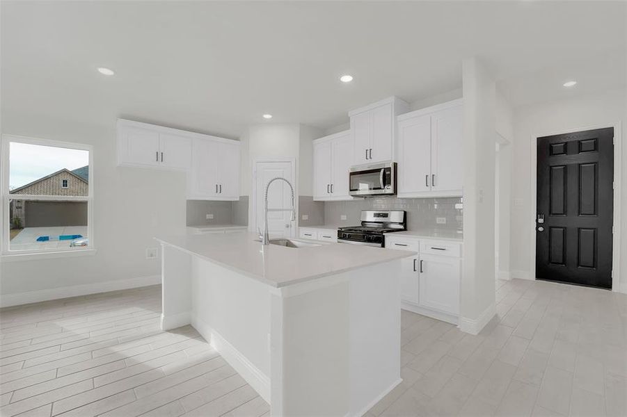 Furnished interior view inside a new home in , Princeton (Image 6).