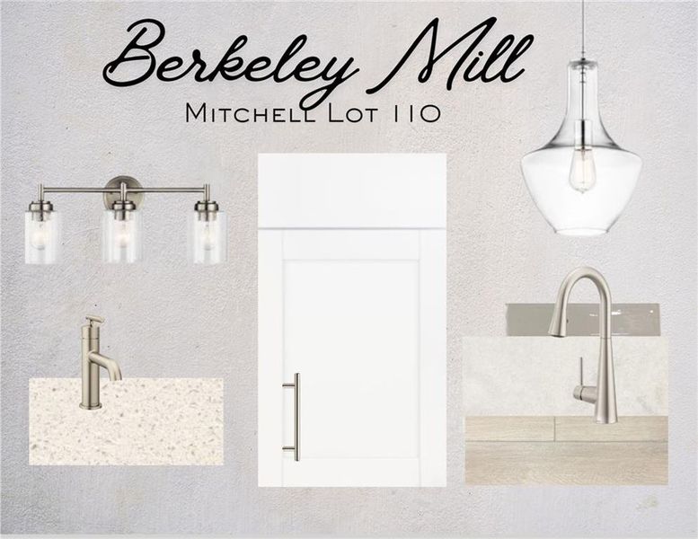 Sample of building materials used in homes in Berkeley Mill, Cumming (Image 13).