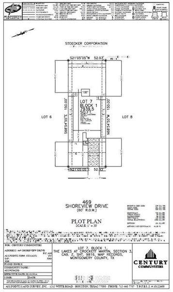 2D floor plan layout of this home in Lakes at Crockett Martin, Conroe, TX (Image 4).
