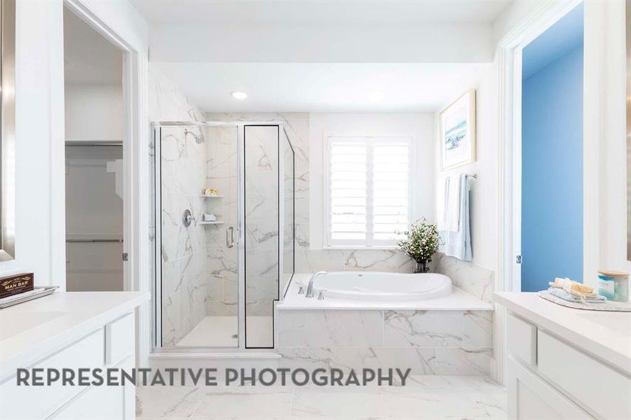 Furnished interior view inside a new home in The Parks at Wilson Creek, Celina (Image 5).