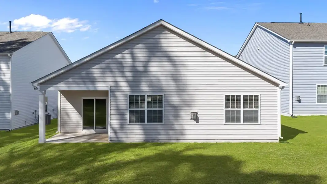 Exterior details and patio area of a home in Saddlebrook, Rocky Mount (Image 3).